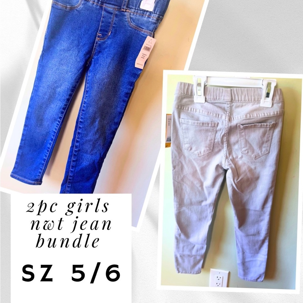GAP Kids Blue and Gray Jeans Set